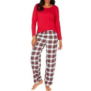 Family Pajamas Women's Pullover Stewart Plaid Pajama Set Size M, **NWT**
